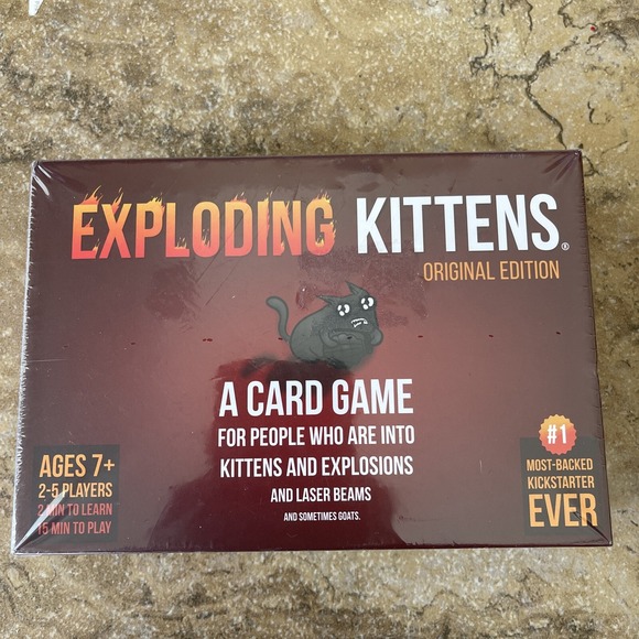 EXPLODING KITTENS Card Game - Picture 1 of 2